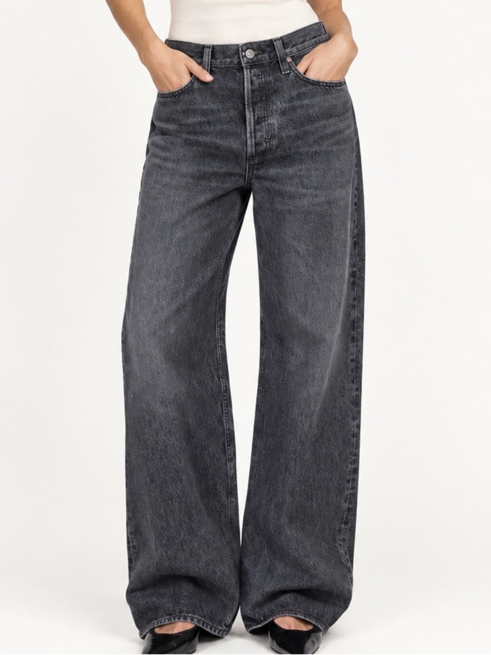 AGOLDE Low Slung Jeans in Spirit Size 28